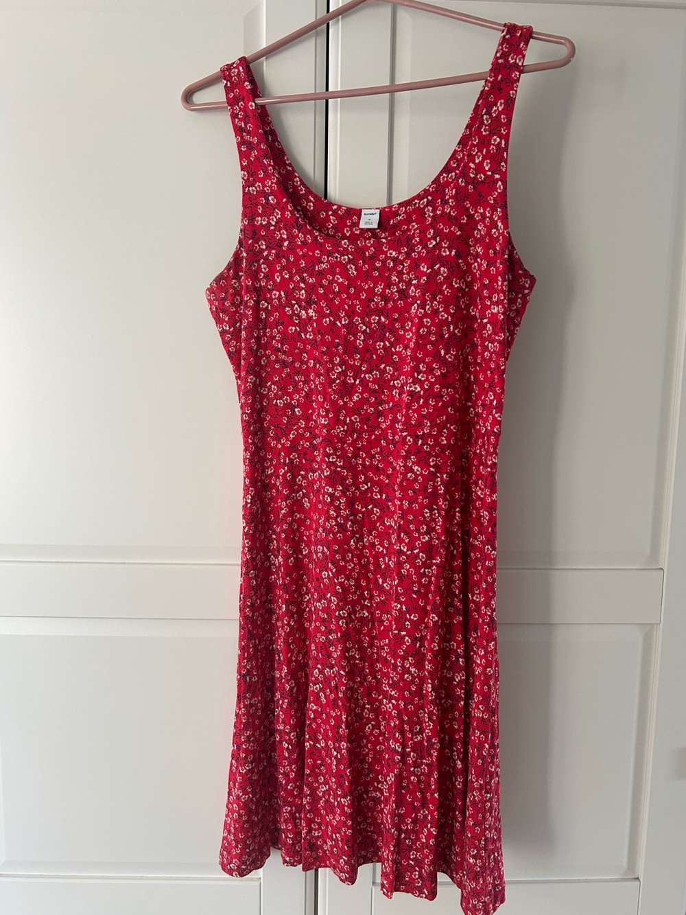Old Navy Red Floral Dress